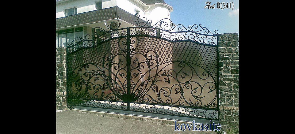 кованые ворота на заказ в москве №33